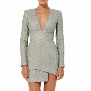 Misha Collection Long Sleeve Cocktail Dress